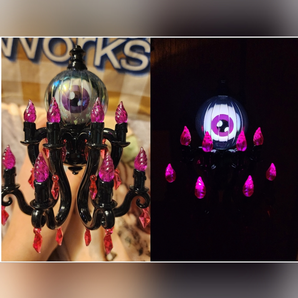 Eyeball chandelier Wallflower plugin